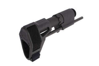 SB Tactical adjustable PDW stabilizing brace for AR15 pistols has an adjustable strap for enhanced comfort and stability